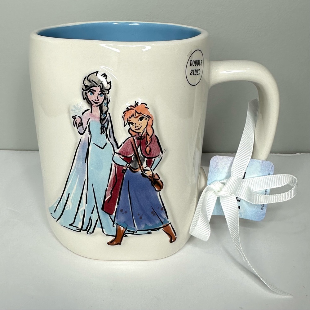 Rae Dunn Disney Frozen Elsa and Anna coffee mug